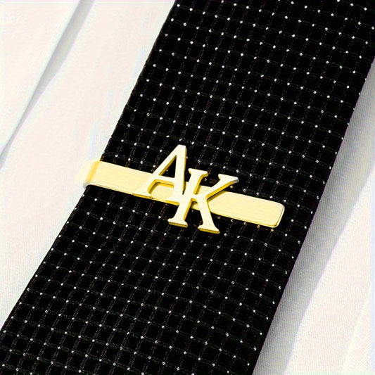Customized private name tie clips for men and women (up to 3 letters)